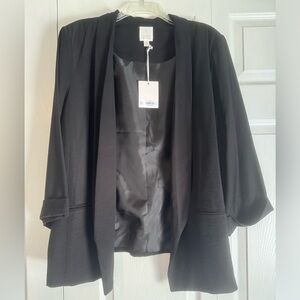 LC Lauren Conrad Black Blazer Professional Suit Jacket New With Tags